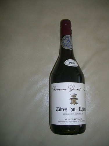 Rotwein red wine 1988 domaine - rotwein,