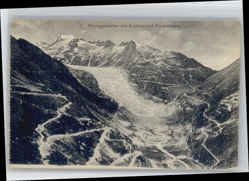 Rhonegletscher glacier - glacier, du