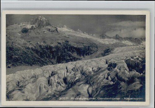 Rhonegletscher glacier - glacier, du