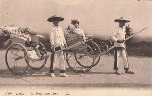 Cpa rhone lyon - les, push