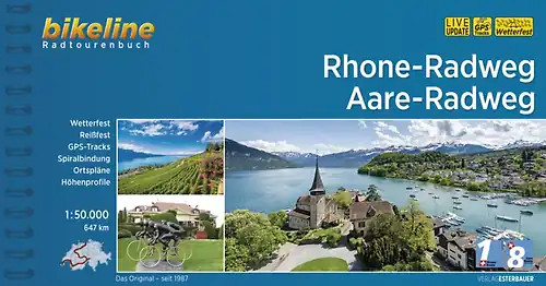 Rhone radweg aare - •, aare-radweg