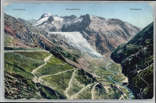 Rhonegletscher glacier - rhonegletscher, du