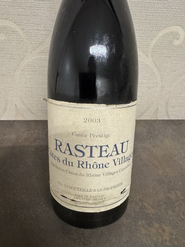 Rasteau côtes rhône - rasteau, du