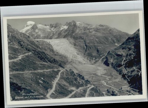 Rhonegletscher glacier - glacier, du