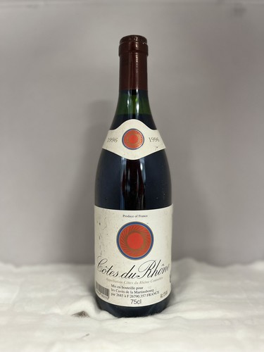 1996 cotes rhone caves de - 1996,, du