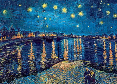 Puzzle sternennacht - puzzle, (1000