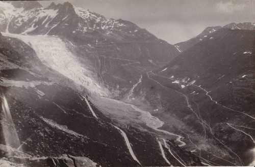 Postkarte furka pass - ak,