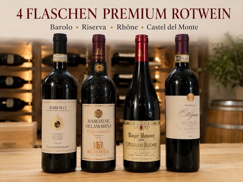 Flaschen premium rotwein - 4, –