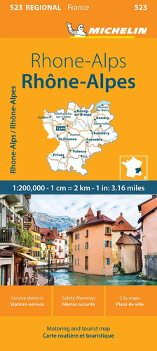 Rhone alps michelin regional - rhone-alps,