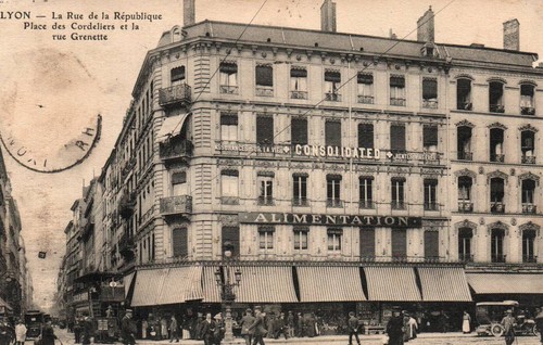 Cpa lyon rue - lyon, de